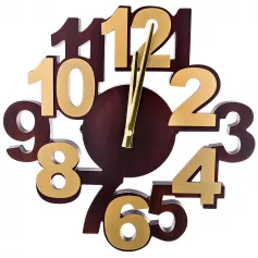 Часы настенные "Цифры" диаметр=34 см (кор=6 шт.) (арт. 220-327)