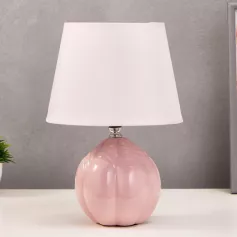 Лампа настольная "Бутон" Е14 1х40Вт светло-розовый 20х20х30 см 4327191