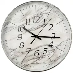 Часы настенные "Marble" 30,5*30,5*4,5 см, бел. (арт.220-489)