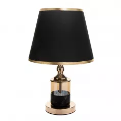 Лампа настольная Ариадна E27 40Вт черно-золотой 25х25х39 см 7823664