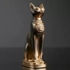 Статуэтка "Кошка египетская" 15см бронза 1279303